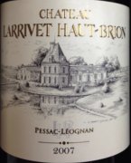 Chateau Larrivet Haut-Brion Pessac-Leogn
